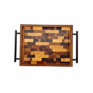 End Grain Cutting board with handles