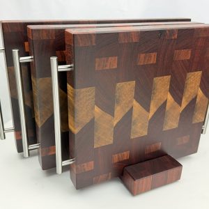 End Grain Cutting board with handles (SET)