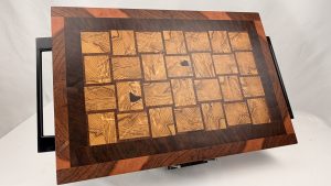 Endgrain Basket Weave Pattern Cutting Board With Handels