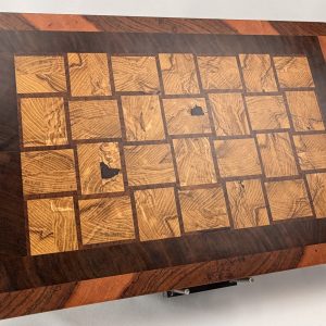 Endgrain Basket Weave Pattern Cutting Board With Handels