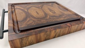 End Grain Cutting Board With Handles