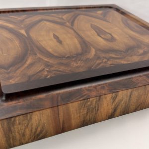 End Grain Cutting Board With Handles